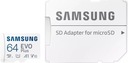 Karta Samsung Evo+ microSD 64GB 130/U1 V10 A1 2023 Kod producenta DSJ-MC64KA