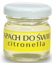 ZAPACH do ŚWIEC CITRONELLA 25g wosk ŚWIECA prezent ZAPACH do ŚWIEC