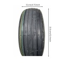 ШИНА BEZDETKOWA 13X6.50-6, WZMOCNIONA, DO ATV, PRZOD, DO SAMODZIELNEGO УСТАНОВКИ  фото 10