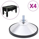 НОЖКИ ФУТБОЛЬНОГО СТОЛА, 4 ШТ, ХРОМ