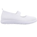 КРОССОВКИ ЖЕНСКИЕ БЕЛЫЕ, АЖУРНЫЕ, СПОРТИВНАЯ ОБУВЬ НА РЕЗИНКЕ, КРОССОВКИ НА ПЛОСКОЙ ПЛОСКОЙ МАТЕ