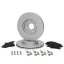 DISCS PADS FRONT MAZDA 2 (DE_, DH_) 