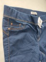 Denim spodnie jeansowe skinny granatowe na gumi 44 Kolor niebieski