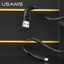 Kabel pleciony USAMS U41 lightning 3m 2A czarny/bl Kod producenta 69584