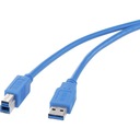 USB-кабель Renkforce, USB 3.0 A – USB 3.0 B, 0,50 м