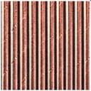 БУМАЖНЫЕ СОЛОМКИ «РОЗОВОЕ ЗОЛОТО» 25 шт.