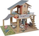 Eichhorn Drevený obojstranný domček pre bábiky EAN (GTIN) 4003046005875