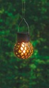 Солнечная лампа POCHODNIA шар подвесное украшение 6 светодиодов пламя огня P-206