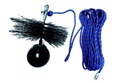 Набор для чистки дымохода: шомпол из ПВХ 120x240 + шарик 2,5 кг + веревка 15 м.