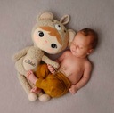 Metoo Béžový medvedík 50 cm s menom Darček k narodeninám pre dieťa EAN (GTIN) 6954124925210