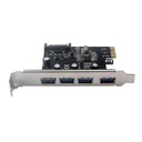 Adapter kart rozszerzeń PCI E na USB 3.0 PCI Express HUB Zasilanie 5,0 Gb/s Kod producenta Rushawk