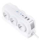УДЛИНИТЕЛЬ MASTERPLUG 6 X 16 A 3 X 1,5 мм2 USB