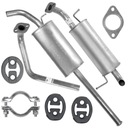 Комплект глушителя Hyundai Getz 02-09 1.1 1.3 1.6 РЕЗИНА