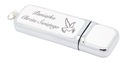 Pendrive skórzany USB 64 GB grawer na CHRZEST Św.