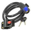 ВЕЛОСИПЕДНЫЙ ТРОСОВОЙ ЗАМОК ВЕЛОСИПЕДНЫЙ ЗАМОК КЛЮЧ БЕЗОПАСНОСТЬ