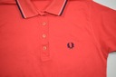 DAMSKA KOSZULKA POLO FRED PERRY ROZ.42/XL Kolor czerwony