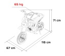 Дитячий електромотор RZ56 MAX 350W 24V 3 Пробіги Аудіо панель