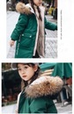Bunda s kapucňou Dievčatá Teplé Zimné Celková dĺžka 0 cm