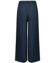 Letné dlhé široké nohavice kuloty s viazaním ROMA XL Dominujúca farba modrá