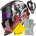 АВТОЗАТЕМНЕНИЕ СВАРОЧНЫЙ ШЛЕМ-МАСКА НАБОР РУЧНЫХ ПЕРЧАТОК УГЛОВЫХ ПЕРЧАТОК