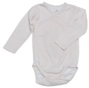 PETIT BATEAU obálkové biele dojčenské bavlnené body J.NOWE 68 6m Dominujúca farba biela
