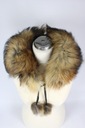 Пушистый 100%натуральный воротник лисы