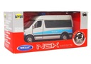 MERCEDES SPRINTER 1:34 POLICE SILVER WELLY