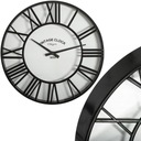 Часы настенные подвесные РЕТРО ЛОФТ черные, 35 см