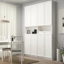 IKEA BILLY OXBERG Regál biely 160x30x237 cm Kód výrobcu 49280754