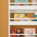 SoBuy Детский книжный шкаф, кабинет, детская комната, гостиная, кабинет KMB08-K-W