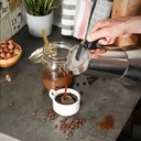 KAWIARKA INDUKCYJNA STALOWA 9 KAW 450 ml zaparzacz do kawy espresso srebrna Waga produktu z opakowaniem jednostkowym 0.7 kg