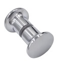 UCHWYT KLAMKA RĄCZKA GAŁKA DO KABINY PRYSZNICOWEJ CHROM METAL