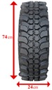 4x 245/70R16 TERÉNNE PNEUMATIKY 4x4 KOMPLET 4 kusy Model TREKKER