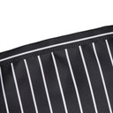 Unisex Stripe kuchárska zástera s vreckom čierna Dominujúci vzor zmiešané vzory