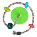 Lezecké lano s farebnými uzlami a diskom Druh iný