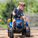 FALK Traktor na Pedały New Holland Duży z Przyczepką od 3 lat Maksymalne obciążenie 50 kg