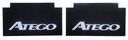 Брызговик Mercedes Atego черный 50х28 комплект