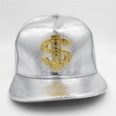 zlatá strieborná čiapka fullcap strieška dolár ' Materiálové zloženie 100% Bawełna