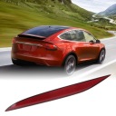 TESLA ТИП X 2018-2023 ЗАМІНА ПАНЕЛІ ODBLYSNIKA ЗАДНЬОГО ХВОСТА БАМПЕРА ЧЕРВОНИЙ  (18246858882) фото min 10