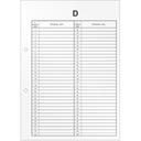 Вкладыши для личного дела Д 10 листов БИУРФОЛ