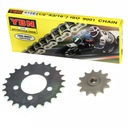 ЗВЕЗДОЧКА ЗАДНЯЯ ПЕРЕДНЯЯ ЦЕПЬ YBN ROMET МОТОВЕЛОСИПЕД