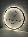 Szyld PODŚWIETLANY LED NEON LOGO TABLICA REKLAMOWA 50 CM POŁYSK