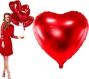 Воздушный шар из фольги с красным СЕРДЦЕМ, подарок на день рождения, годовщину свадьбы, день Святого Валентина, 45 см