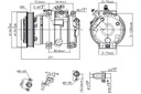 COMPRESOR DE ACONDICIONADOR ACURA MDX HONDA ODYSSEY CONTROL REMOTO 3.5 3.7 09.05- 