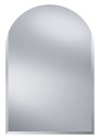 Серебряное хрустальное зеркало со скошенной кромкой АГАТ 26x37 см