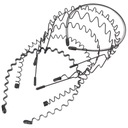 ОБРУЧКИ ДЛЯ ВОЛОС С ВОЛНАМИ ЖЕНСКИЕ 6 ШТ. ПРОСТАЯ УКЛАДКА