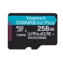 Карта памяти Kingston 256 ГБ microSDXC Canvas Go! Плюс класс 10 UHS-I 170 МБ/