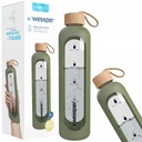 СТЕКЛЯННАЯ БУТЫЛКА ДЛЯ ВОДЫ В ФОРМАТЕ 1000мл ОЛИВКА