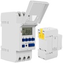 ЭЛЕКТРОННЫЙ ПРОГРАММАТОР-ТАЙМЕР НА DIN-РЕЙКУ ЕЖЕНЕДЕЛЬНЫЙ ЖК-дисплей