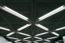 Герметичный светодиодный светильник 2х150 листовой металл + 2х светодиодные люминесцентные лампы Гаражный комплект